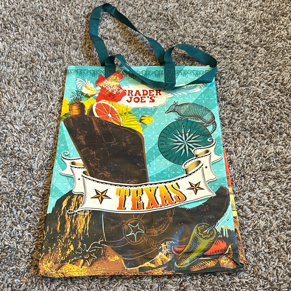 Trader Joe's Texas Themed Tote Bag - Multicolor